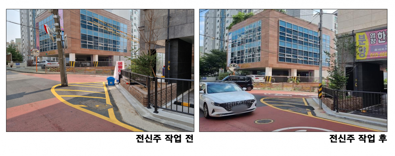 서울 강서구는 도로변이나 인도에서 통행 불편을 야기하는 전신주에 대한 전수조사를 실시한다고 7일 밝혔다.[강서구 제공]