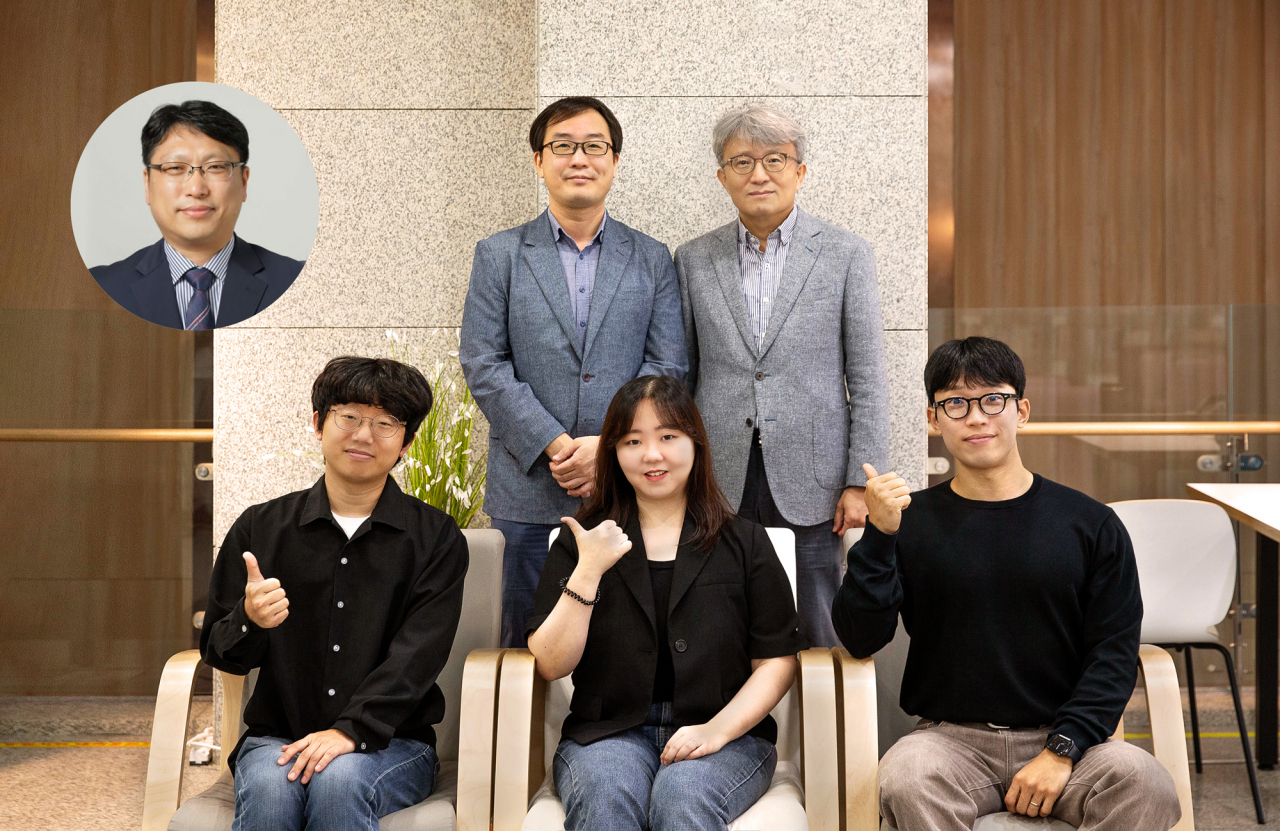 이번 연구를 수행한 UNIST 연구진. 임한권(윗줄 왼쪽부터) 교수, 김동혁 교수, 최윤석 교수.[UNIST 제공]