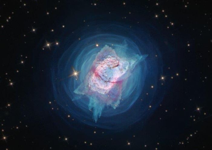 행성상 성운 NGC 7027의 허블 우주망원경 영상.[한국천문연구원 제공]