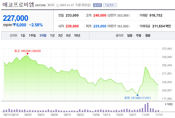 “40만원 때 에코프로비엠 2억 사모은 내 손을 어떻게 하고 싶네요” [투자360]