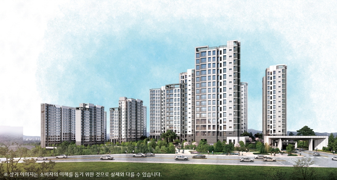 제주 중부공원 제일풍경채 센트럴파크 투시도. [제일건설]