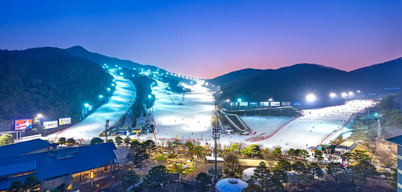 곤지암의 겨울밤