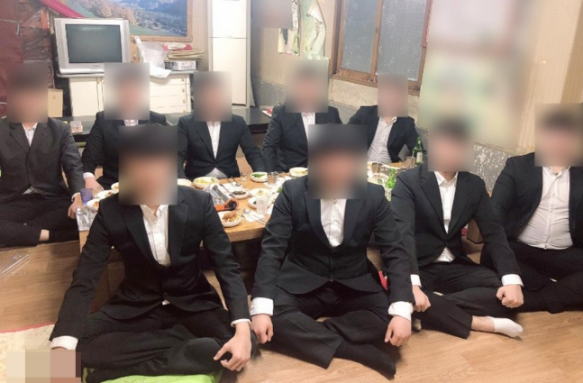 울산 신흥 조폭 조직원들. [울산경찰청 제공]
