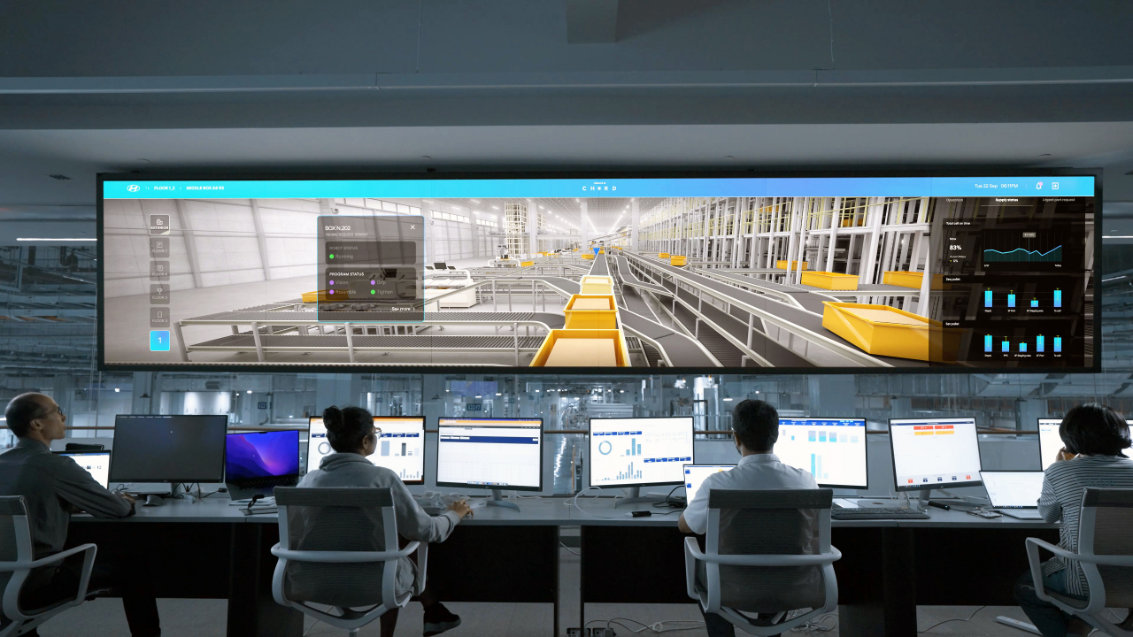 The Digital Command Center at Hyundai Motor Group Innovation Center Singapore (Hyundai Motor Group)