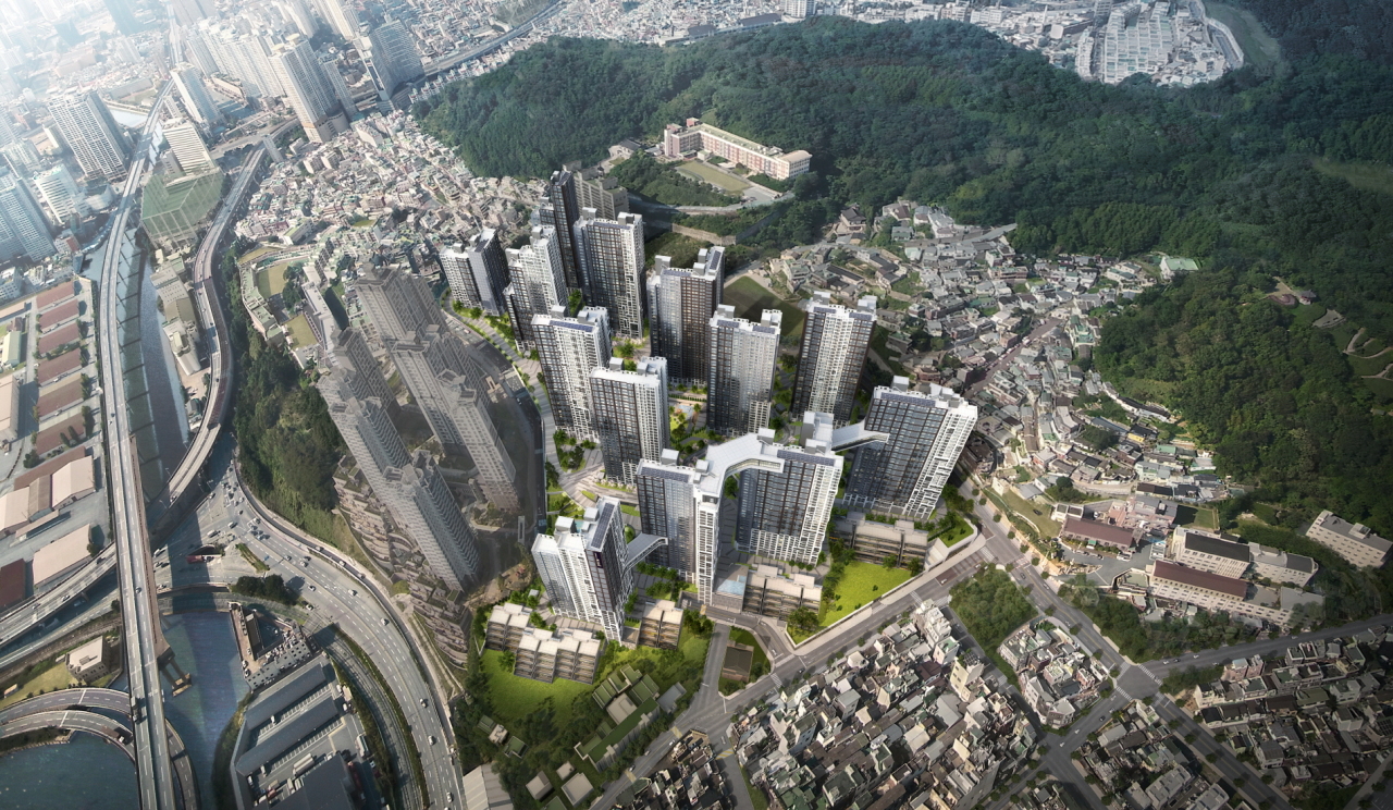 베이프론트 오션뷰 아파트 효성중공업 '해링턴 마레', - 헤럴드경제