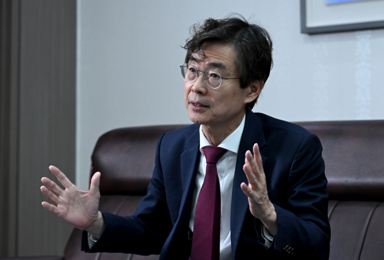 조경태 국민의힘 뉴시티 프로젝트 특위 위원장이 21일 서울 여의도 국회 의원회관에서 헤럴드경제와 인터뷰를 하고 있다. 임세준 기자