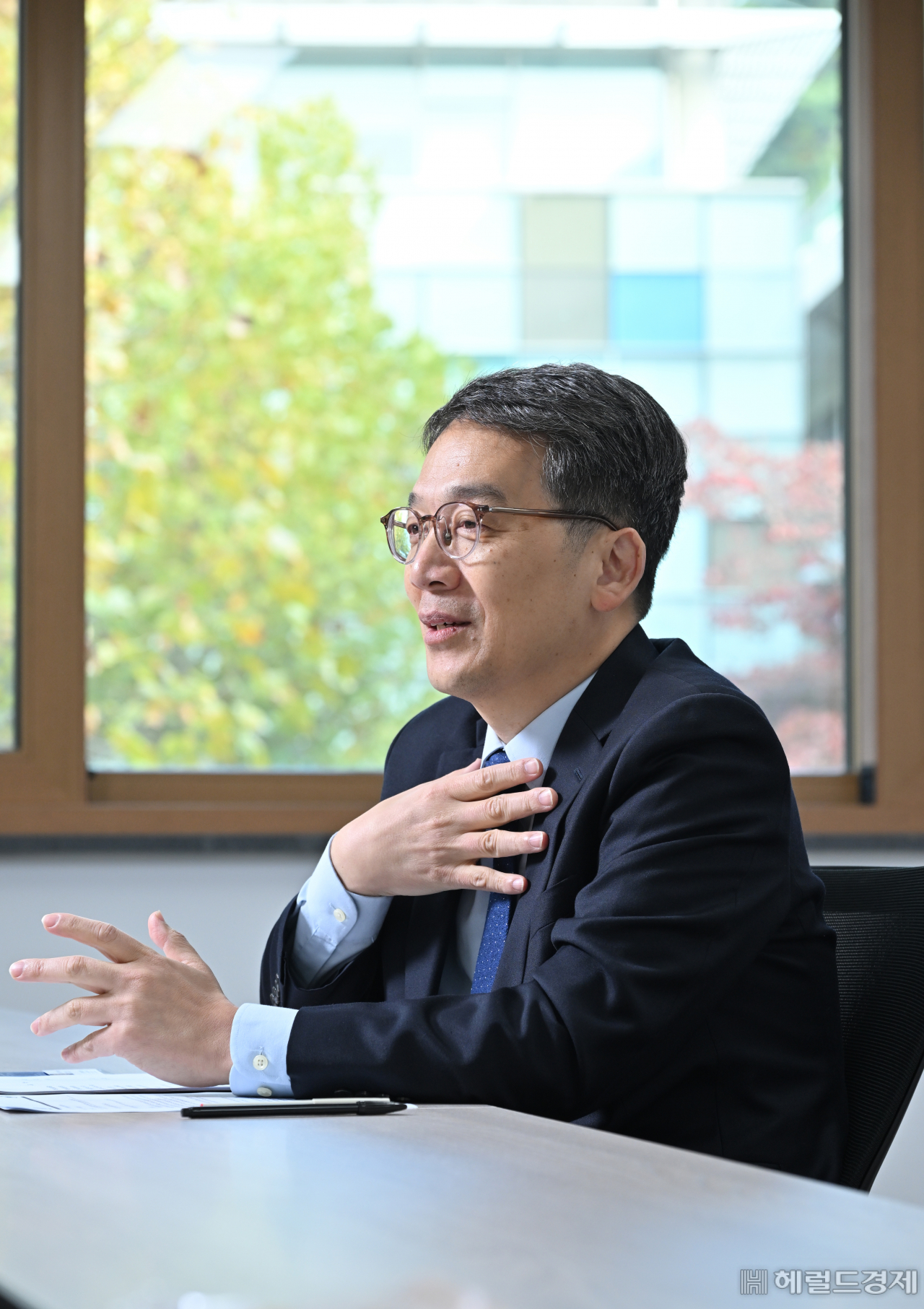 송준호 서울대 첨단융합학부 설립단장 겸 교수가 15일 서울 관악구 서울대학교 인문관에서 헤럴드경제와 인터뷰를 하고 있다. 임세준 기자
