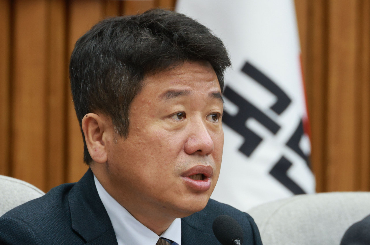 유의동 국민의힘 정책위의장이 23일 국회에서 열린 지역 필수의료 혁신 TF 1차 회의에서 발언하고 있다. [연합]