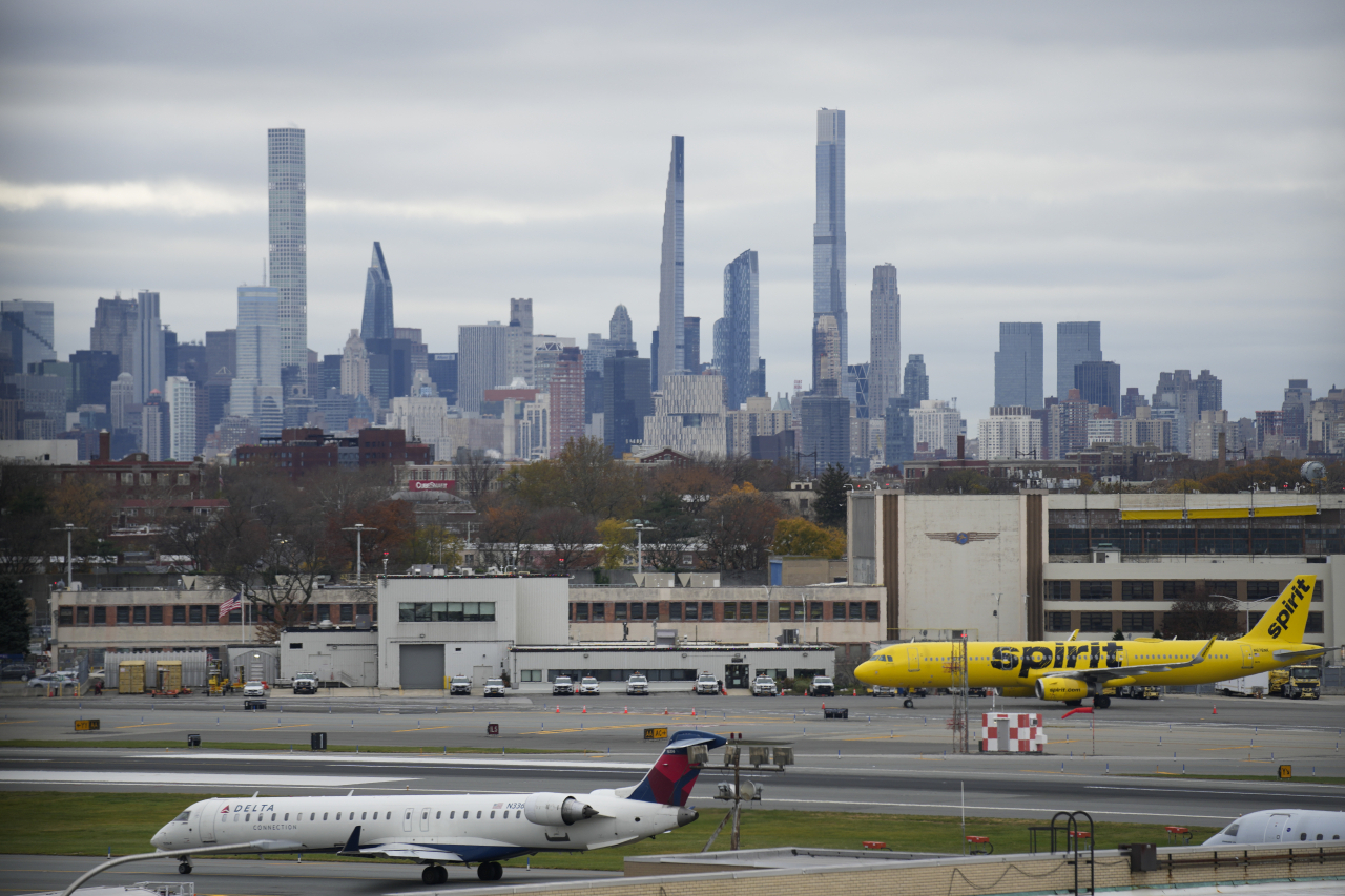 미국 뉴욕의 라구아디아 공항 모습. [AP]