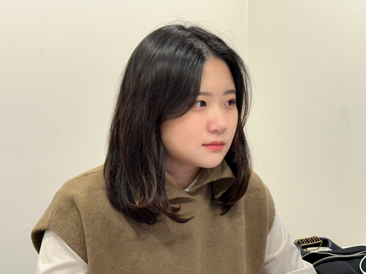 박지현 전 더불어민주당 공동 비상대책위원장이 23일 서울 신촌의 한 카페에서 헤럴드경제와 인터뷰하고 있다. 양근혁 기자