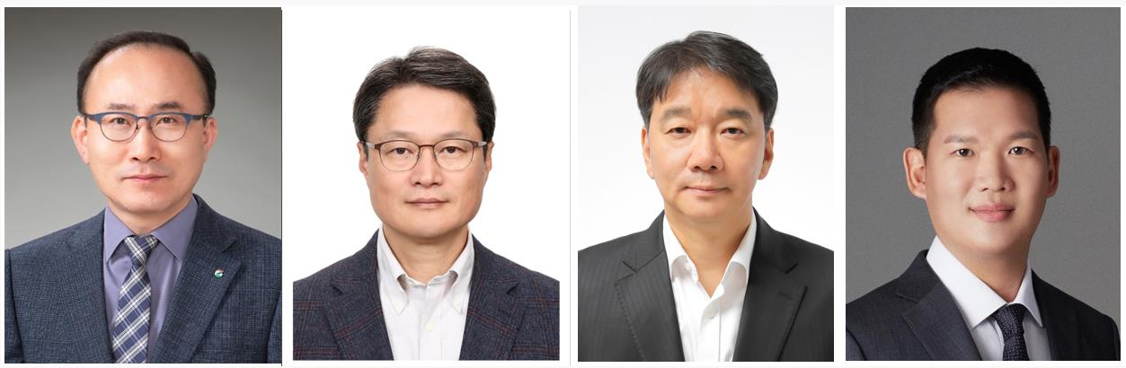 GS그룹이 29일 대표이사 4명을 포함한 50명의 임원을 신규 선임하는 창립 이후 최대 규모의 정기 임원 인사를 단행했다고 밝혔다. 사진은 대표로 내정된 김성민 부사장·유재영 부사장·정용한 전무·허윤홍 사장. [연합]