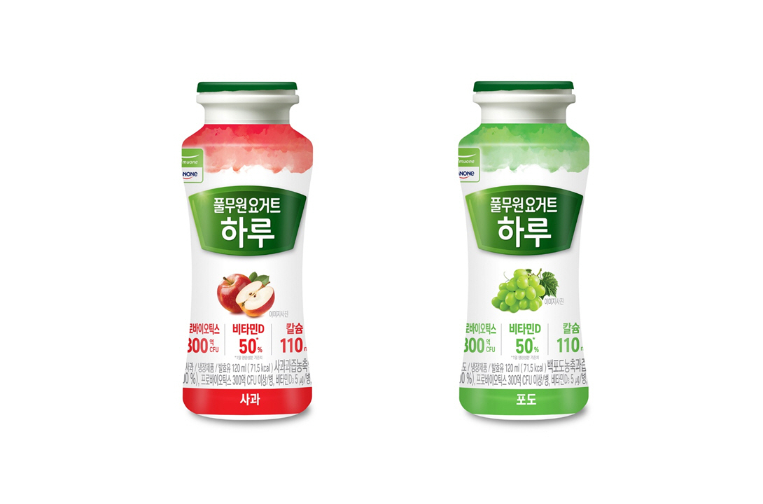 ‘풀무원요거트 하루 드링크’ 2종 [풀무원다논 제공]