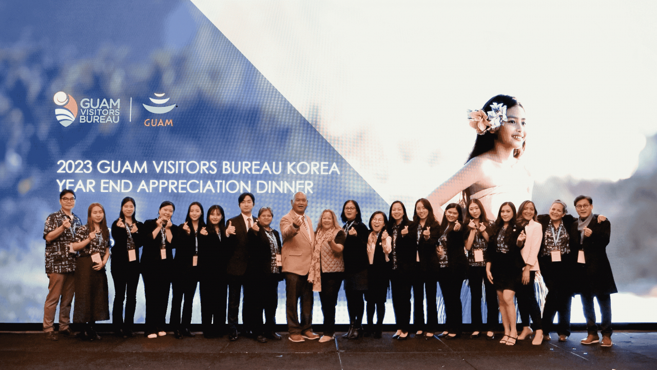여의도 콘래드호텔에서 열린 괌 정부 관광청의 트래블 마트 및 송년디너
