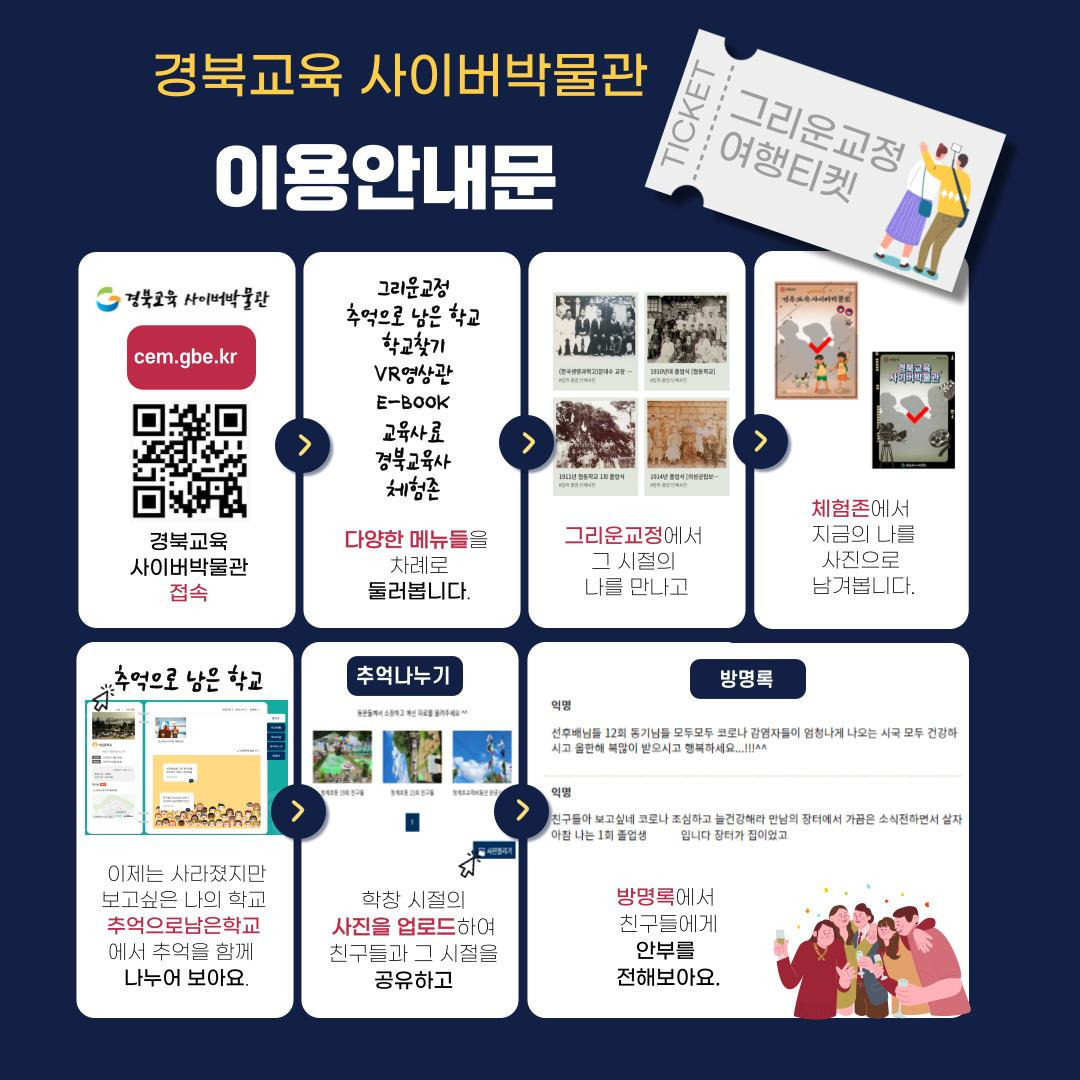 경북교육 사이버박물관 홍보 이미지.[경북도교육청 제공]