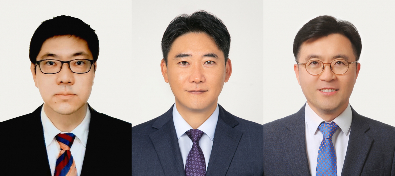 호텔신라 신임 상무 승진자. 왼쪽부터 김용균, 김태훈, 서일호 상무 [호텔신라 제공]
