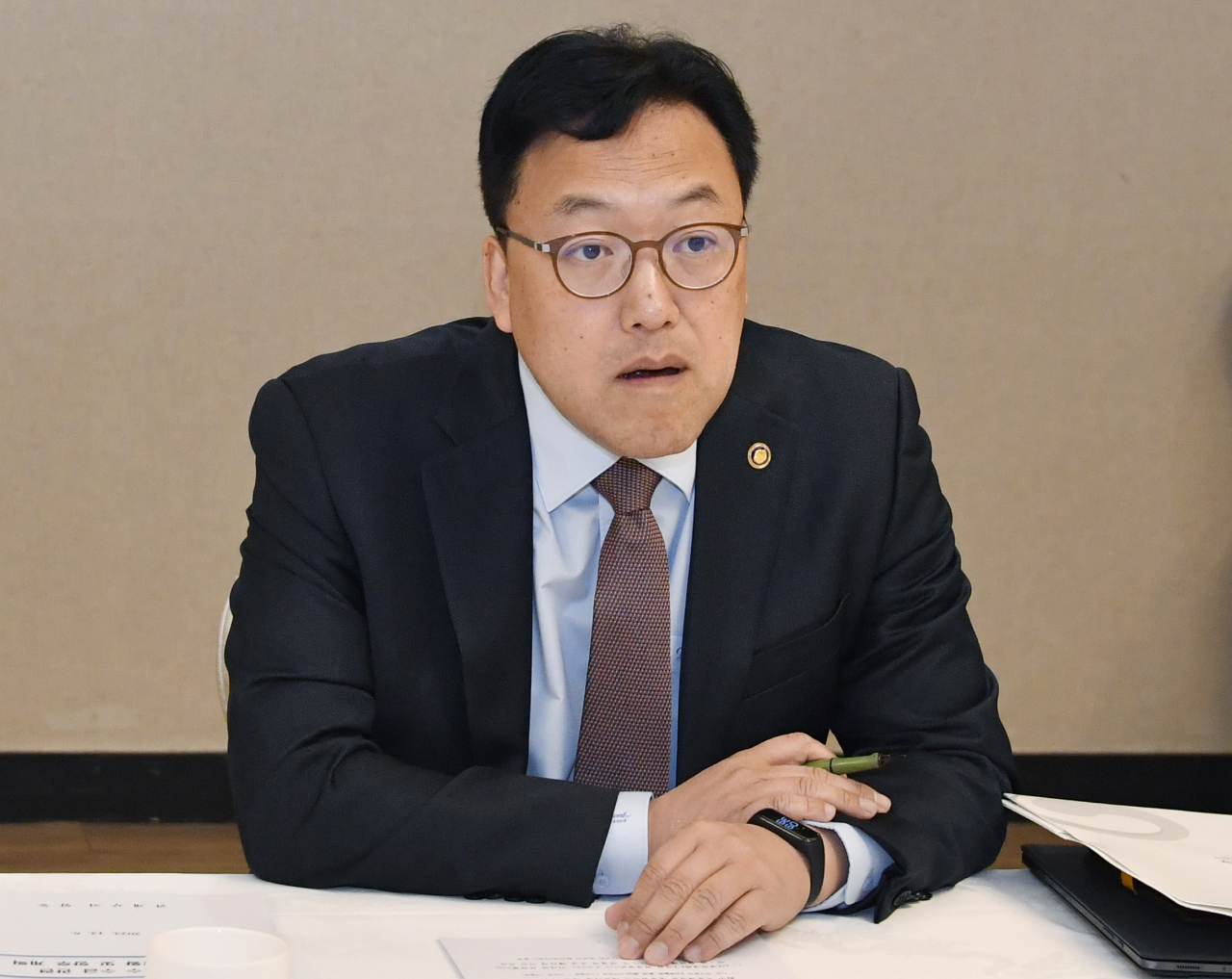 김병환 기획재정부 차관이 6일 정부서울청사에서 열린 '경제안보 핵심품목 TF 제11차 회의'를 주재하고 있다. [연합]