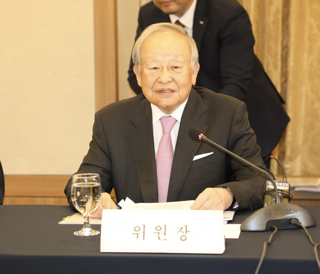 손경식 한국경영자총협회 회장은 개회사에서 “충분한 검증을 거쳐 글로벌 스탠다드에 부합하면서도 우리 기업 현실에 실제로 적용할 수 있는 공시기준과 항목을 마련하는 게 우선”이라고 강조했다. [한국경영자총협회 제공]