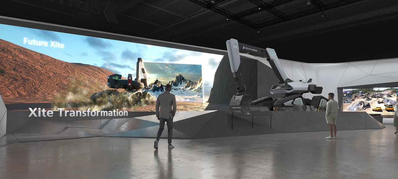 HD현대의 CES 2024 전시관 조감도 [HD현대 제공]