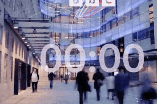 BBC 간판 생방송 국제 뉴스프로그램에서 아나운서가 손가락욕을 한 장면이 그대로 전파를 탔다. [데일리메일]