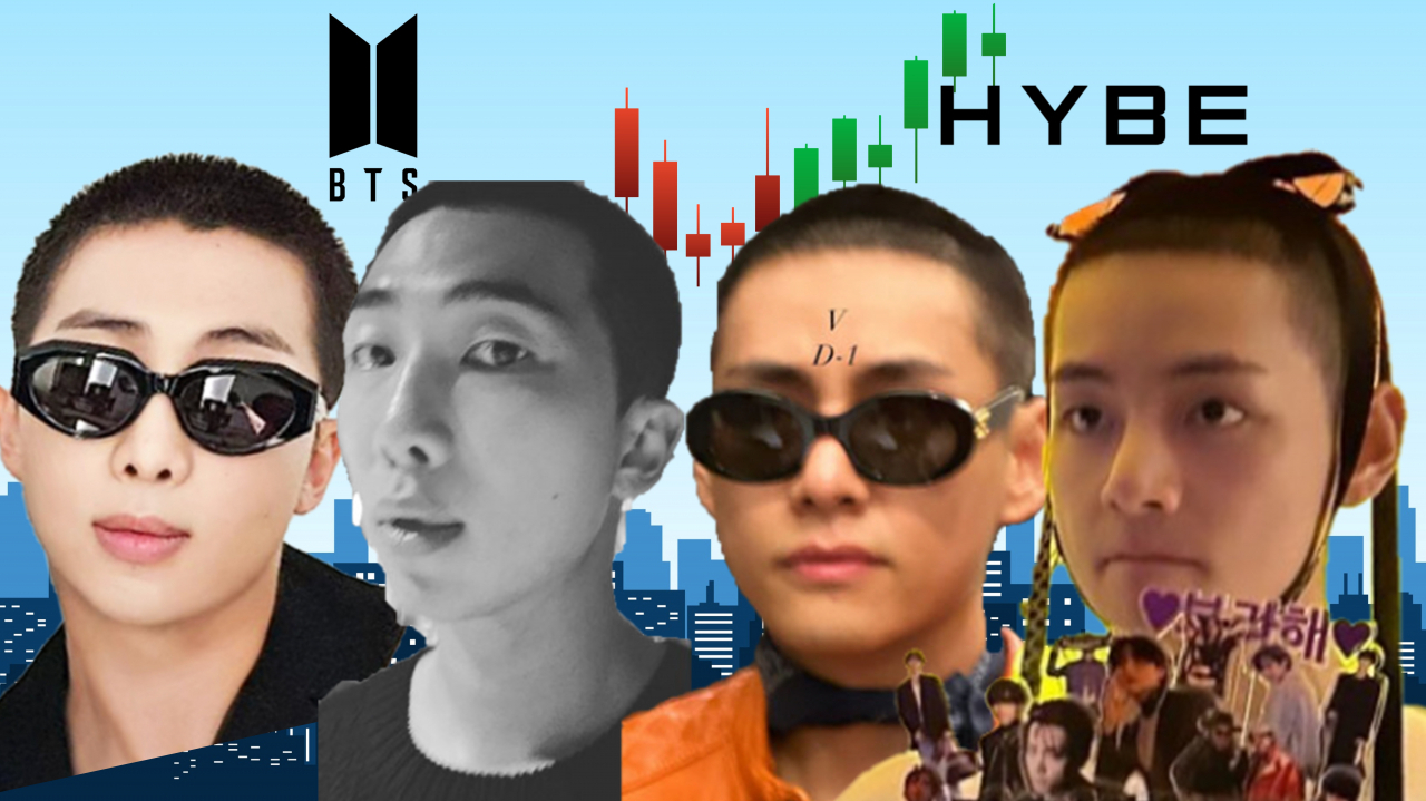 11일 입대하는 방탄소년단(BTS)의 RM(왼쪽)과 뷔 [BTS인스타그램·게티이미지뱅크]