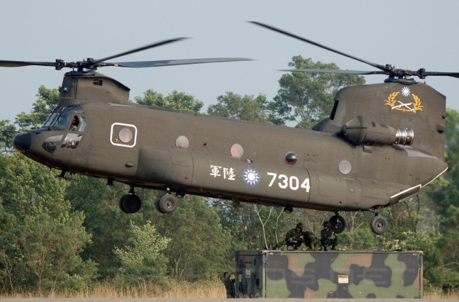 CH-47SD 치누크 대형수송헬기. [대만 국방부]