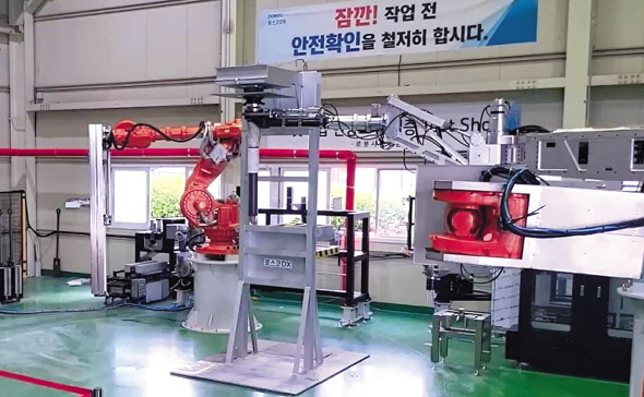포스코DX가 개발한 로봇의 실증 테스트 [포스코DX 제공]