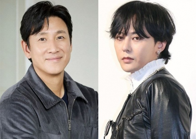 이선균(48·왼쪽), 그룹 빅뱅 출신 지드래곤(35·본명 권지용). [롯데엔터테인먼트 제공, 헤럴드POP]