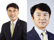 이홍구(왼쪽) 신임 KB증권 WM부문 대표와 구본욱 신임 KB손해보험 대표