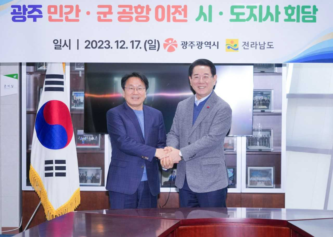 광주전남 최대 현안인 광주민간·군공항 전남 통합 동시 이전 과제의 한 축인 민간공항의 무안국제공항 이전이 가시화됐다.