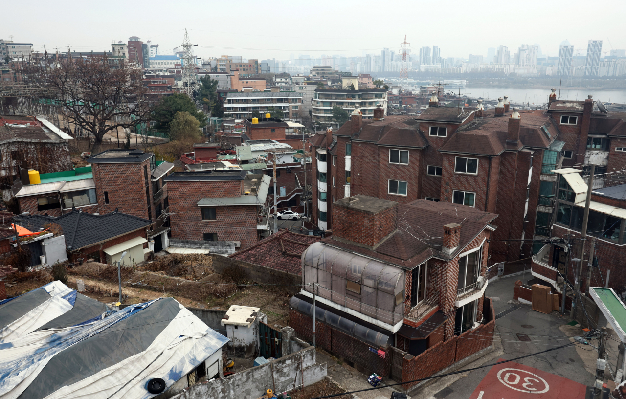 서울 시내 한 주택 단지 전경. [연합]