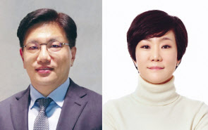 삼진제약 신임사장으로 임명된 조규석(왼쪽) 사장과 최지현 사장