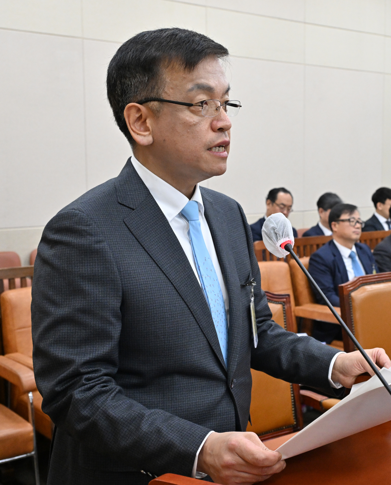 최상목 경제부총리 겸 기획재정부 장관 후보자가 19일 서울 여의도 국회에서 열린 인사청문회에 참석해 발언하고 있다. 임세준 기자
