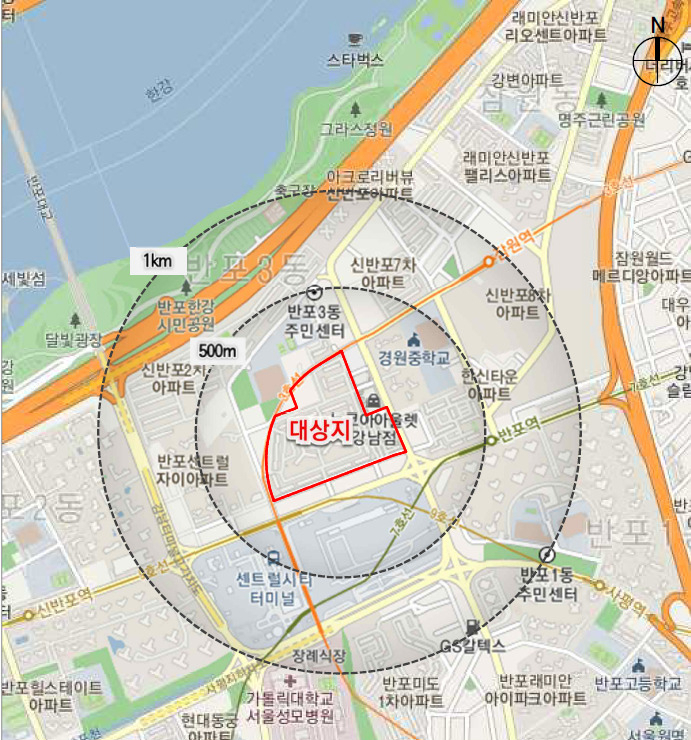 신반포4차아파트 위치도[사진=서울시 제공]