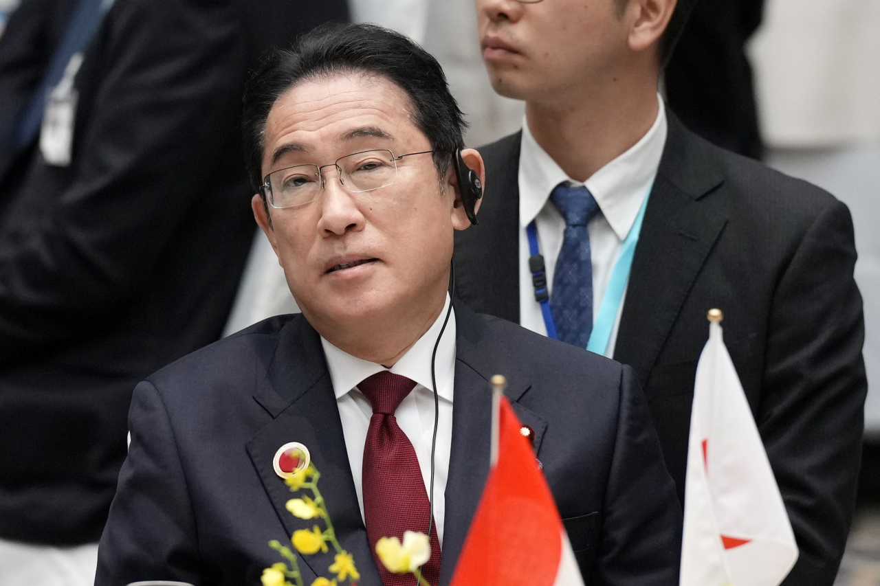 기시다 후미오 일본 총리. [AP]