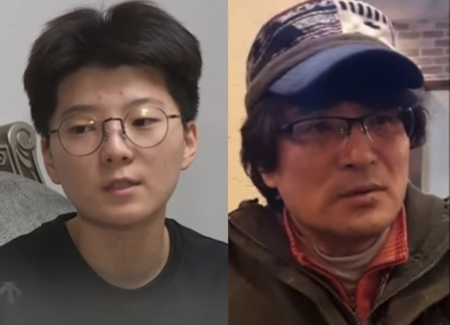 전청조(왼쪽)와 그의 부친 전창수 씨. [채널A·JTBC 캡처]