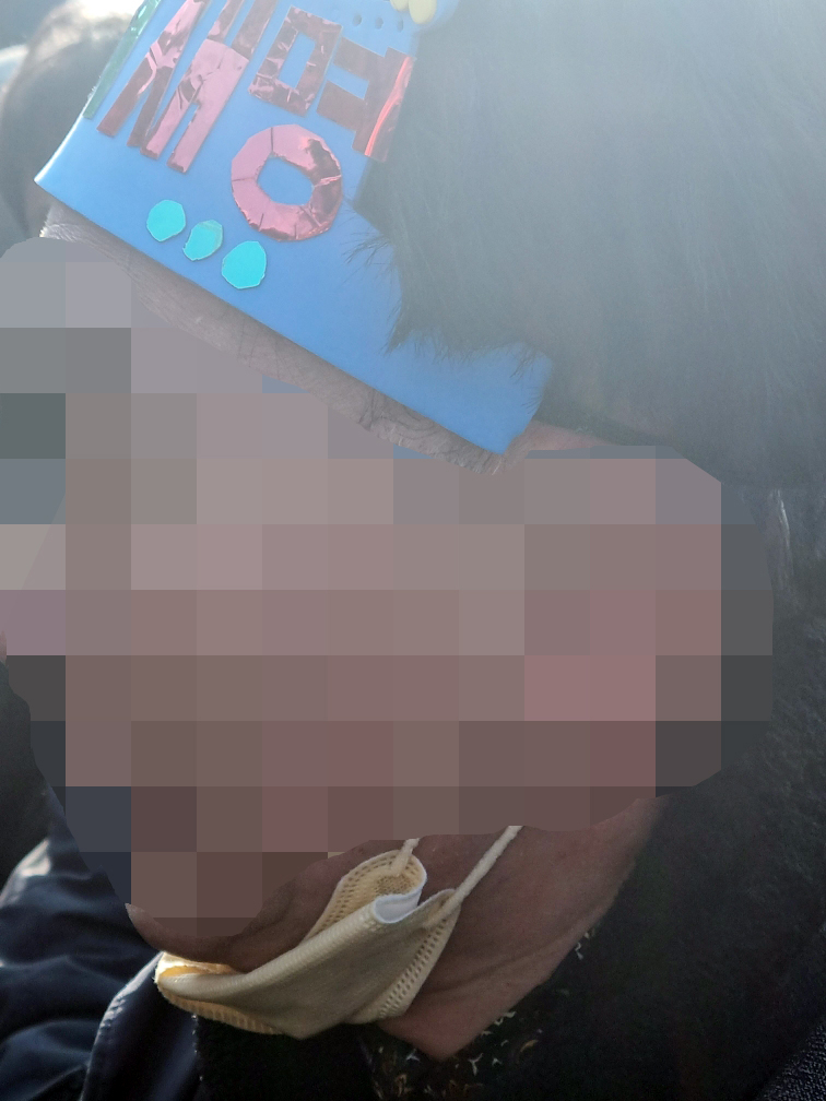 더불어민주당 이재명 대표가 2일 부산 가덕도 신공항 부지를 둘러본 후 기자들과 문답을 진행하던 중 왼쪽 목 부위에 습격을 당해 병원으로 이송됐다. 사진은 이날 이 대표에게 흉기를 휘두른 남성. [연합]