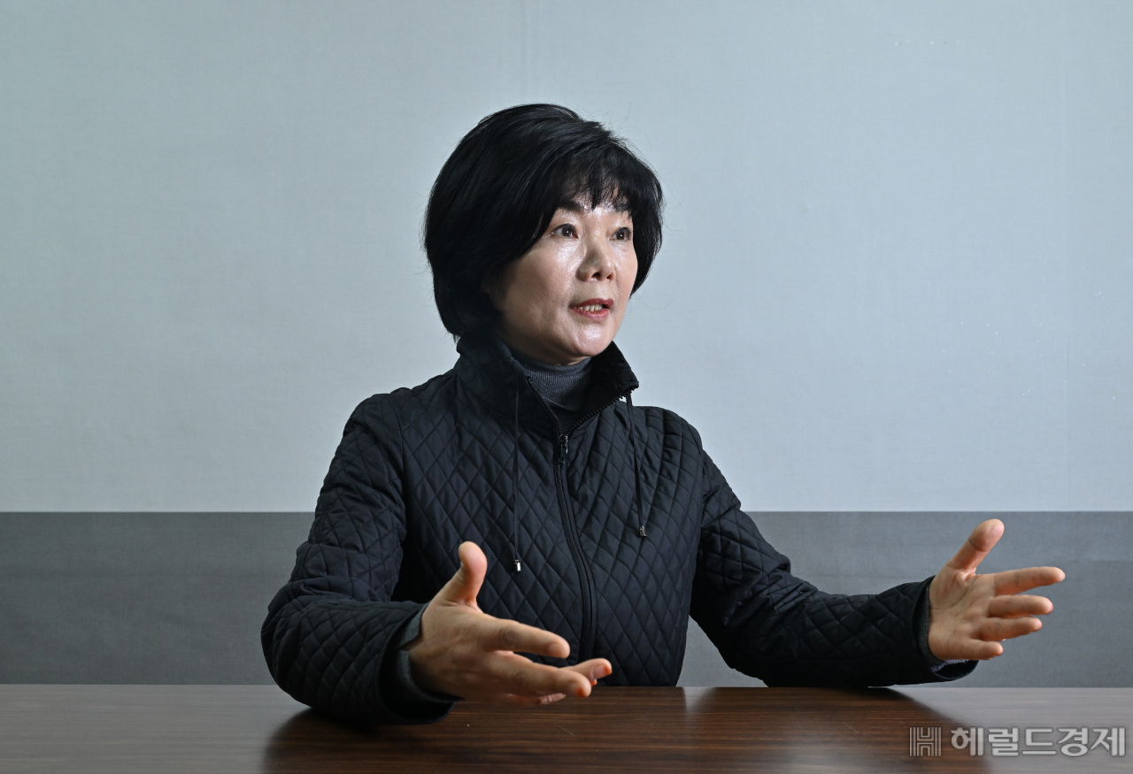윤인자 요리연구가가 지난 12월 29일 서울 종로구 사무실에서 헤럴드경제와 인터뷰를 하고 있다. 임세준 기자