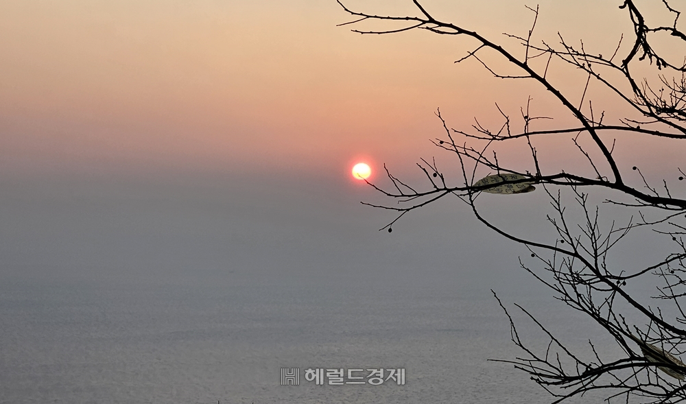 향일암에서 맞이한 일출
