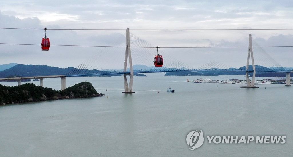 목포 해상케이블카(연합뉴스 제공)