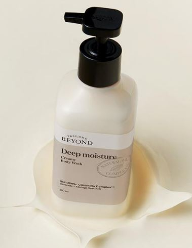딥모이스처 크리미 바디워시 500ml 제품 사진 [비욘드 온라인몰 캡처]