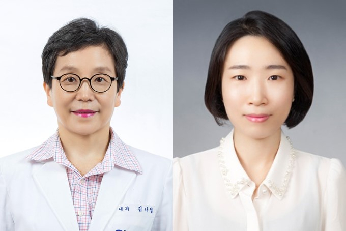 [사진] 분당서울대병원 소화기내과 김나영 교수(좌), 송진희 연구교수(우)