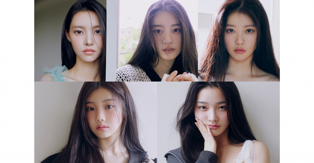 Clockwise from top left: I'll-IT members Yun-ah, Min-ju, Moka, Iroha and Won-hee (Belift Lab)