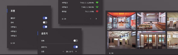집무실 지점별 ‘에이사’ 대시보드 [알리콘 제공]