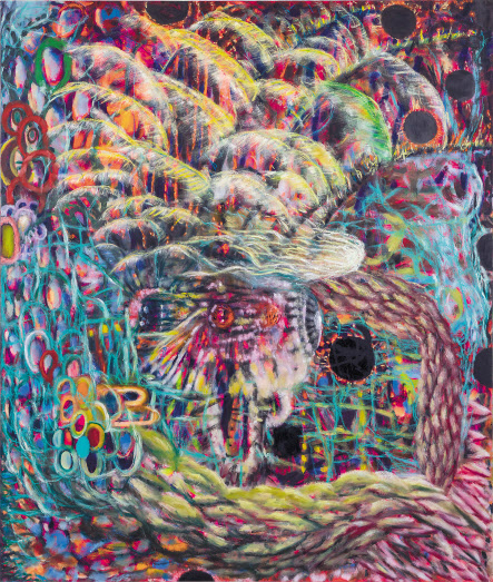 임미애, Molotov, oil on canvas, 182.9&times;152.4cm, 2023