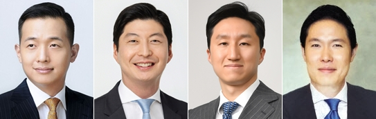 김동관(왼쪽부터) 한화그룹 부회장, 허세홍 GS칼텍스 사장, 정기선 HD현대 부회장, 조현상 효성그룹 부회장 [각 사 제공]