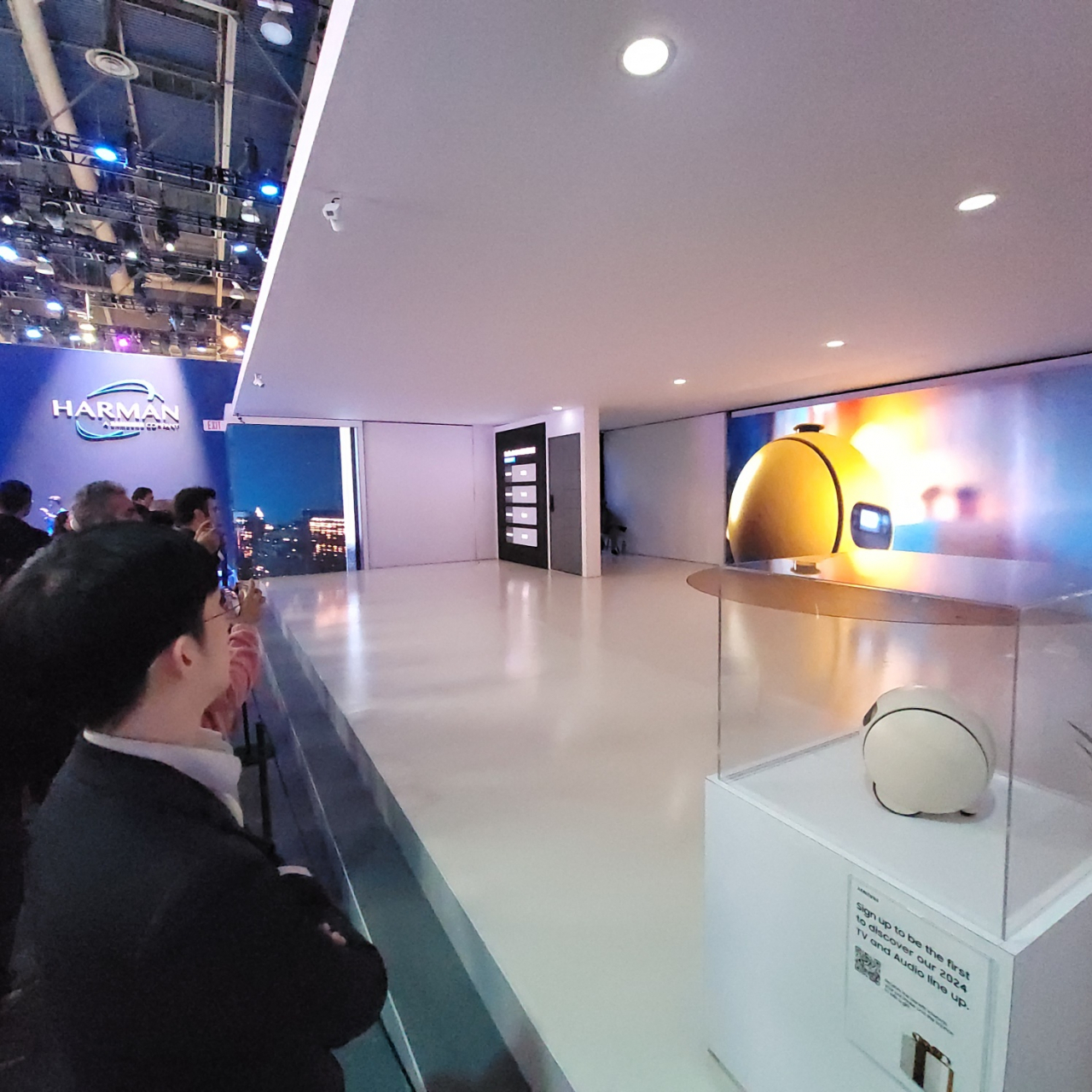 삼성전자의 CES 2024 전시관 내에 위치한 볼리 시연행사존. 김민지 기자