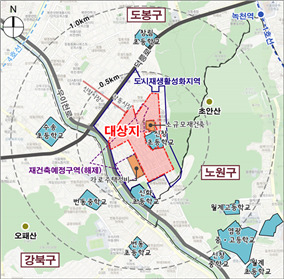 도봉구 창동 470 일대 위치도[사진=서울시 제공]