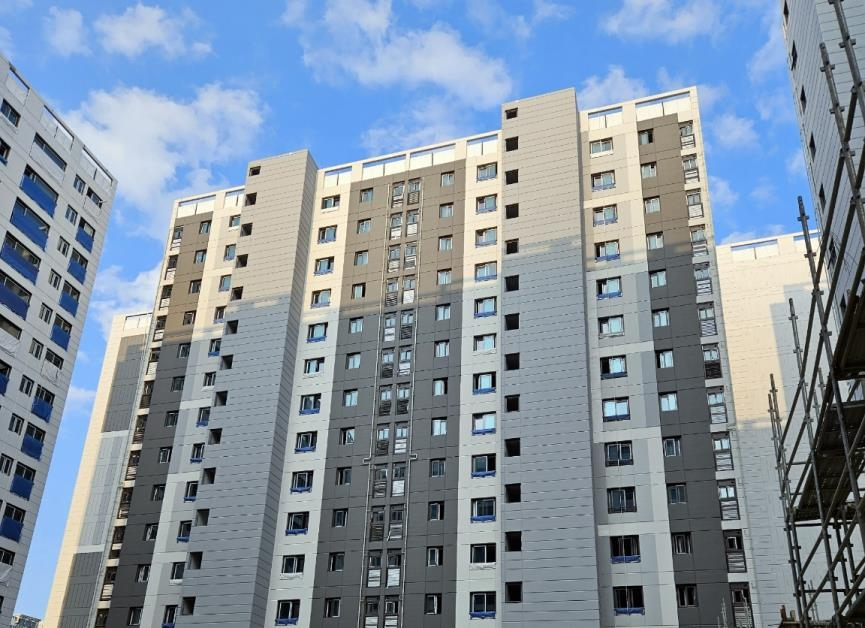 고도 제한 초과한 아파트. [김포고촌역지역주택조합 제공]