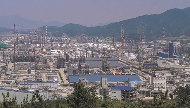 여수산단 전경.