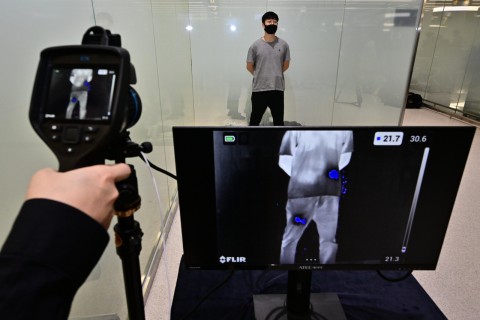 Body heat scanners help hunt for drugs at airport